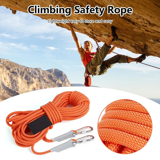 10/12mm Outdoor Climbing Rope 10M/20M Rock Climbing & Snorkeling Safety Rope Outdoor Safety Escape Equipment Supplies