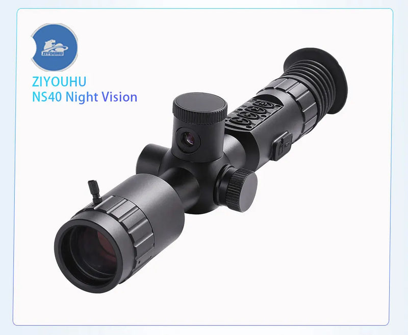 Load image into Gallery viewer, New NS40 Digital Night Vision Scope Built Gyro Tacticle Crosshair Software Ranging 1080p Video IR Camera 7-19X Hunting Monocular
