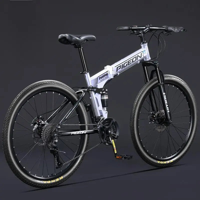 Load image into Gallery viewer, 27.5-Inch Folding Mountain Bike – Off-Road, Shock-Absorbing Bicycle with Disc Brakes
