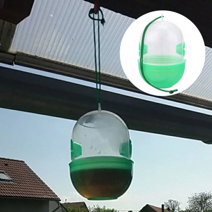 Bee Catcher Placed Desktop Green Newest Wholesale Pest Repeller Hung Treetop 2023 Hot Insects Flies Hornet Trap Creative