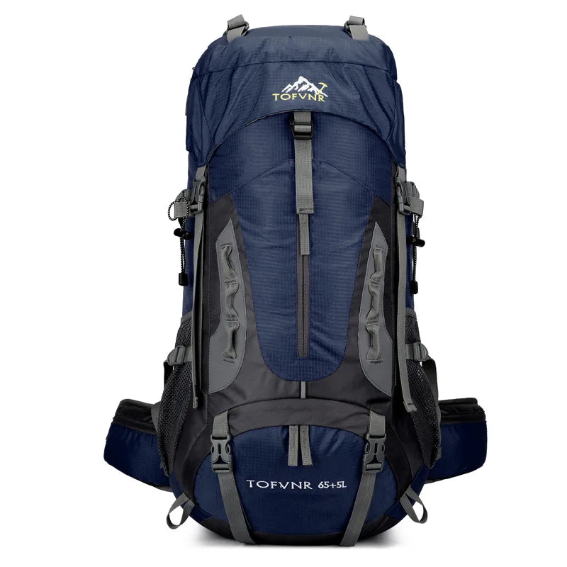 Load image into Gallery viewer, 70L Camping Backpack | Hiking Mountaineering Rucksack | Large Travel Pack with Rain Cover
