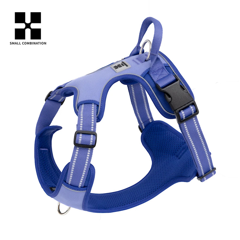 Load image into Gallery viewer, Personalized No-Pull Reflective Dog Harness
