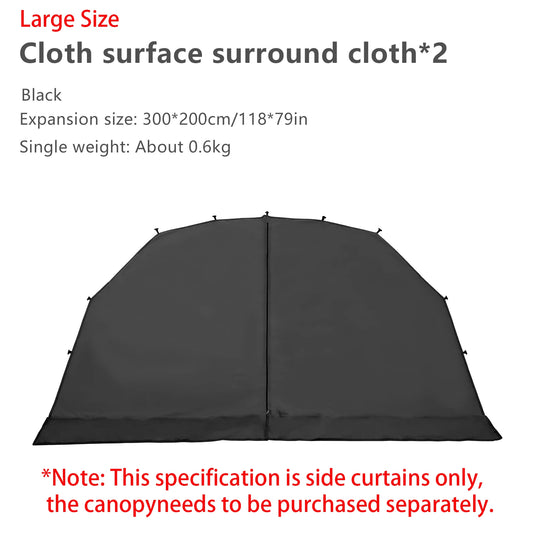 BISINNA Outdoor Dome Tent – Large Silver-Coated Canopy for Garden, Camping, and Family Picnics