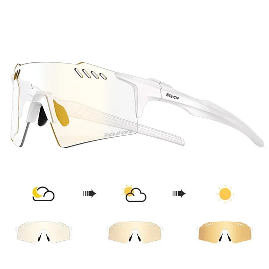 SCVCN Photochromic Cycling Sunglasses – Intelligent Vision for Every Adventure