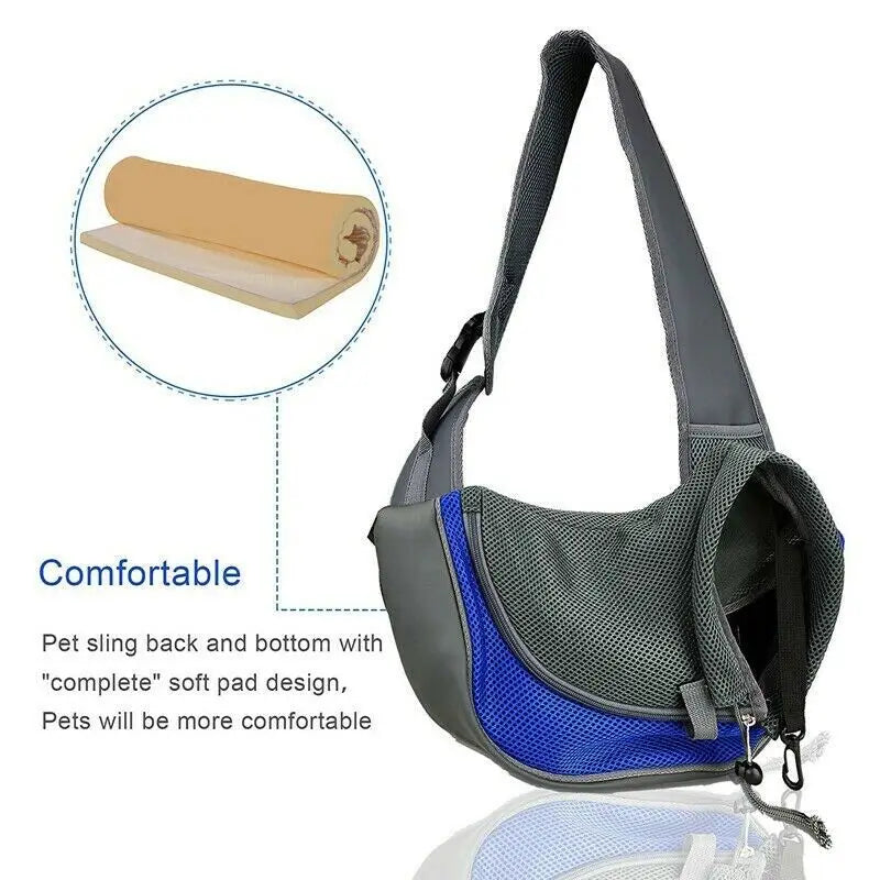 Load image into Gallery viewer, Pet Carrier Shoulder Bag Crossbody Mesh Sling for Small Dogs &amp; Cats
