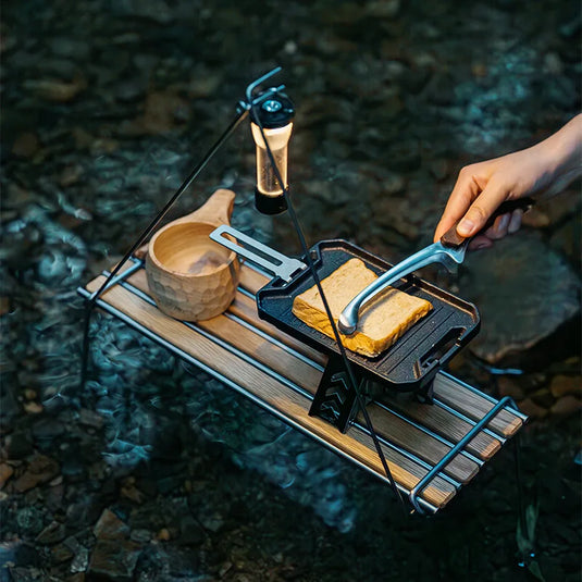 GOOUT SPRINGHILL Outdoor Mini Grill Pan | Lightweight Camping Portable Spider Oven Grill Pan