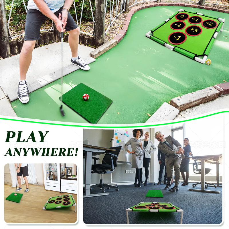 Load image into Gallery viewer, Golf Chipping Net Yard Game – Portable Backyard Golf Fun for All Skill Levels
