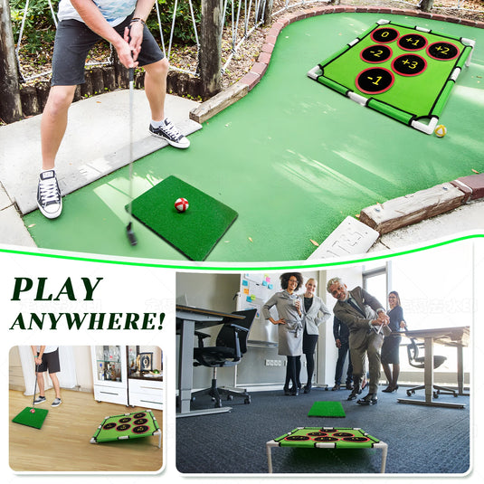 Golf Chipping Net Yard Game – Portable Backyard Golf Fun for All Skill Levels