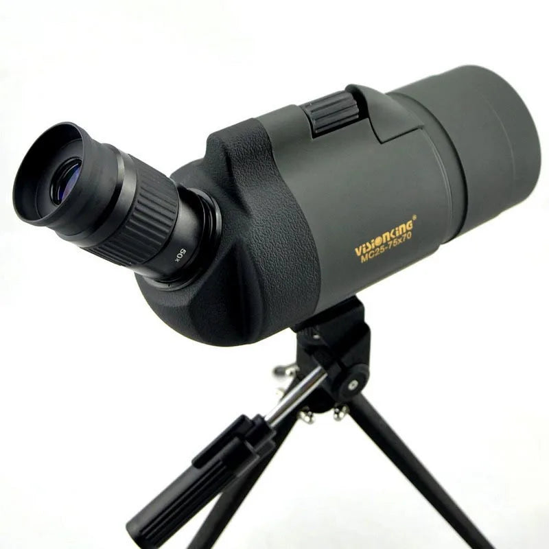 Load image into Gallery viewer, Visionking Light Weight 25-75x70 Spotting Scope Powerful Refraction BAK4 FMC Birdwatching Camping Shooting Telescope With Tripod
