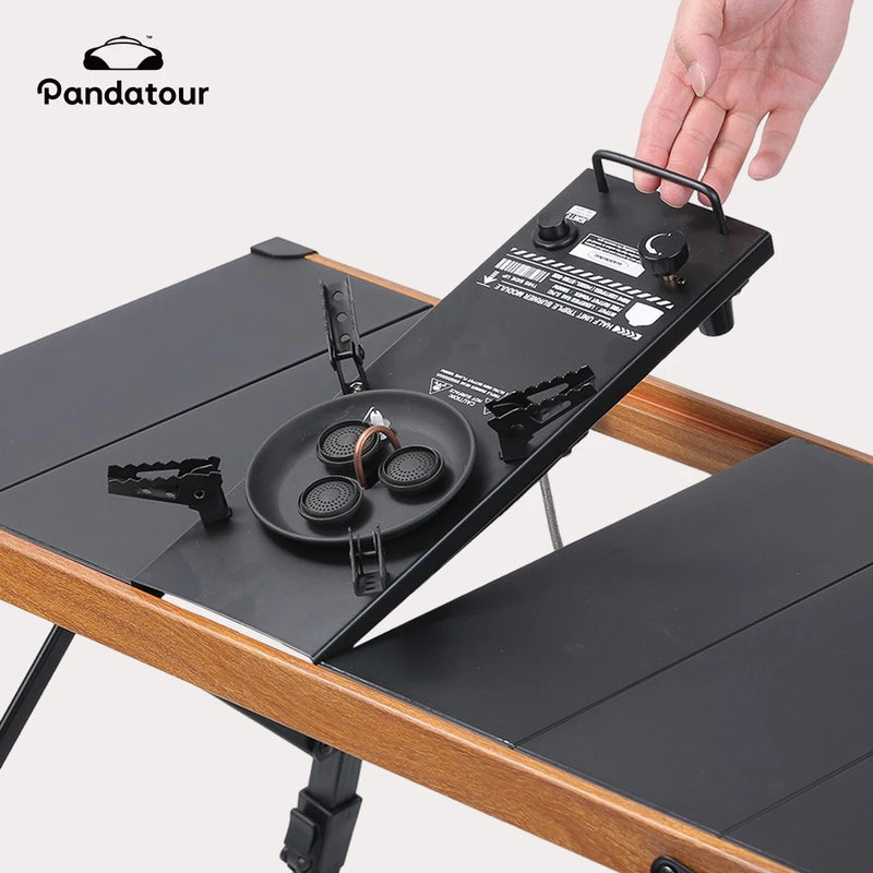 Load image into Gallery viewer, Pandatour Camping IGT Gas Stove | Easy Equipped 0.5-Unit Portable Hiking Stove 6500W
