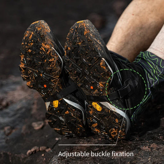 MAP BROTHER F1001 Trail Running Gaiters | Sandproof Shoe Covers for Triathlon Marathon