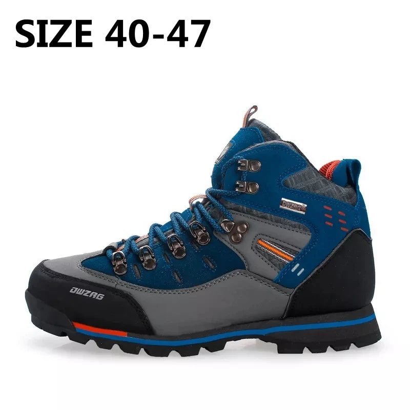 Load image into Gallery viewer, Men&#39;s Sneakers Waterproof Hiking Boots Outdooor Autumn Winter Trekking Mountain Shoes Keep Warm Ankle Boots Tenis Masculino
