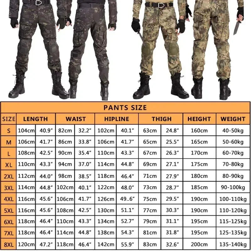 Load image into Gallery viewer, Softair Pants Hiking Tactical Pants Men Climb Clothing Camo Casual Combat Pant Camping Outfit Outdoor Paintball Trousers Hunt
