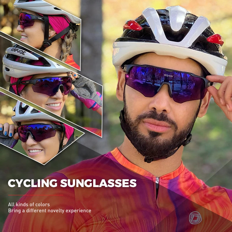 Load image into Gallery viewer, SCVCN UV400 Cycling Sunglasses – Polarized, Photochromic, and Built for Performance
