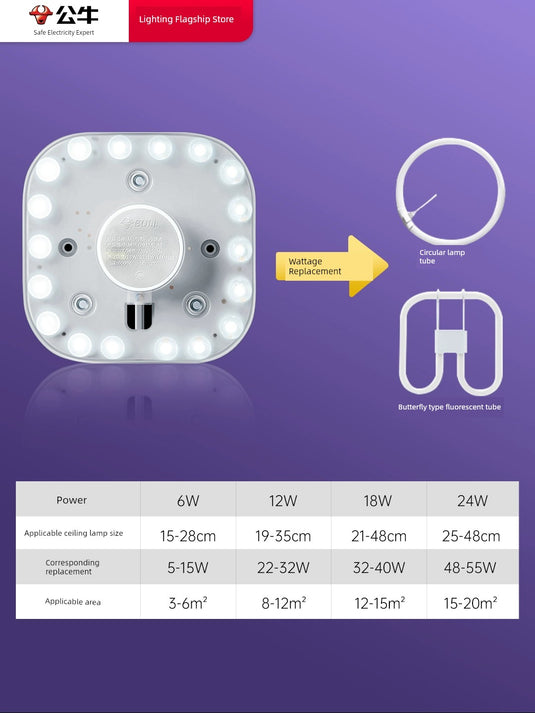 Bull LED Replacement Bedroom Ceiling Lamp