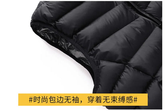 5 Ereas Heated Vest Hooded vest Heating Vest Thermal Clothing  Men Women Usb Heated Jacket Hunting Winter Fashion Heat Jacket