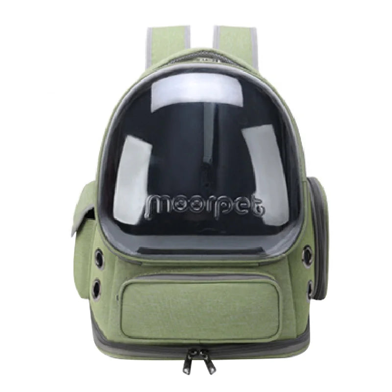 Load image into Gallery viewer, Pawstrip Transparent Pet Carrier Backpack
