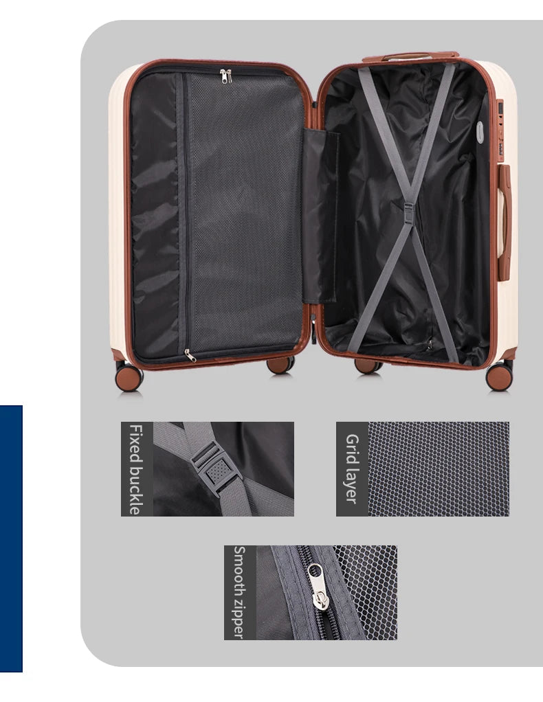 Load image into Gallery viewer, 100% Aluminum Magnesium Alloy Travel Luggage Trolley Luggage 20 22 24 26 28 Inch Trolley Luggage Carry-On Luggage With Cup Holde
