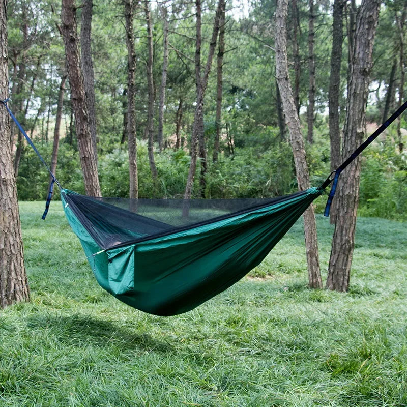 Load image into Gallery viewer, Mosquito Net Camping Hammock – Lightweight Outdoor Hanging Bed (290x140cm)
