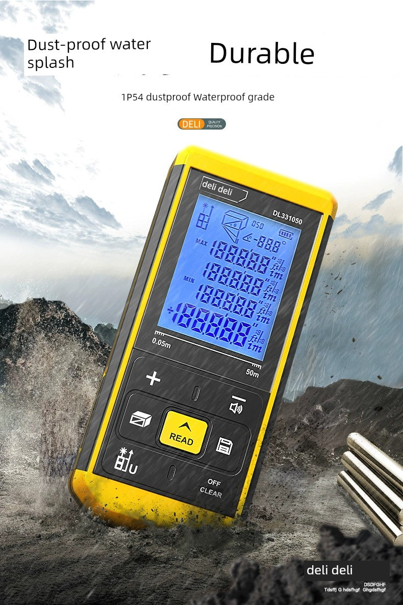 Load image into Gallery viewer, Deli Handheld Electronic Ruler Multi-Function Laser Rangefinder
