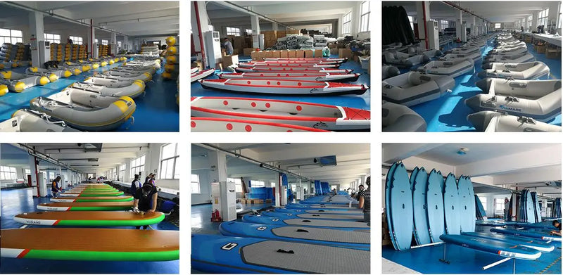 Load image into Gallery viewer, 420Cm 2 Person Inflatable Canoekayak Fishing Boat Drop Stitch Floor Boat Kayak
