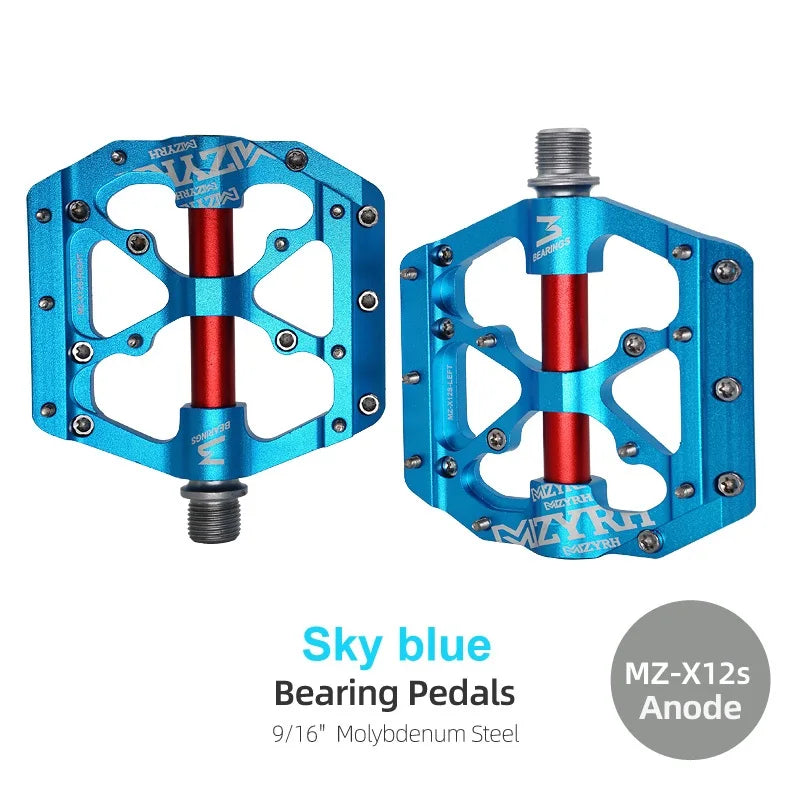 Load image into Gallery viewer, Ultralight 3-Bearing CNC Bicycle Pedals
