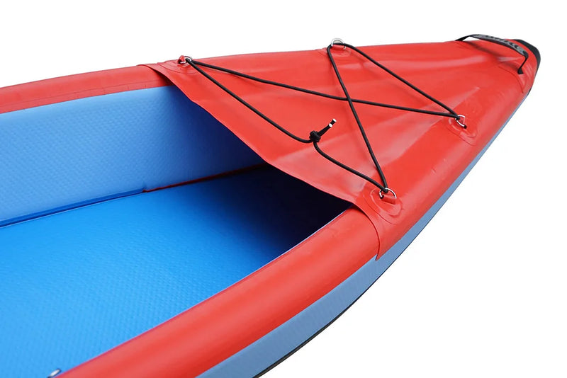 Load image into Gallery viewer, 420Cm 2 Person Inflatable Canoekayak Fishing Boat Drop Stitch Floor Boat Kayak
