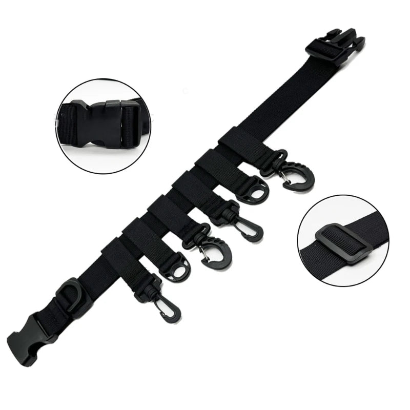 Load image into Gallery viewer, Fishing Accessories Fighting Belt Wader Straps D-ring and Hook Fit Waist Belts
