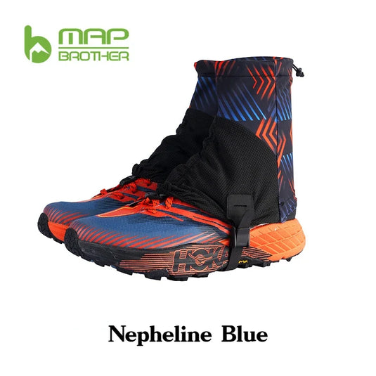 MAP BROTHER F1001 Trail Running Gaiters | Sandproof Shoe Covers for Marathon Hiking