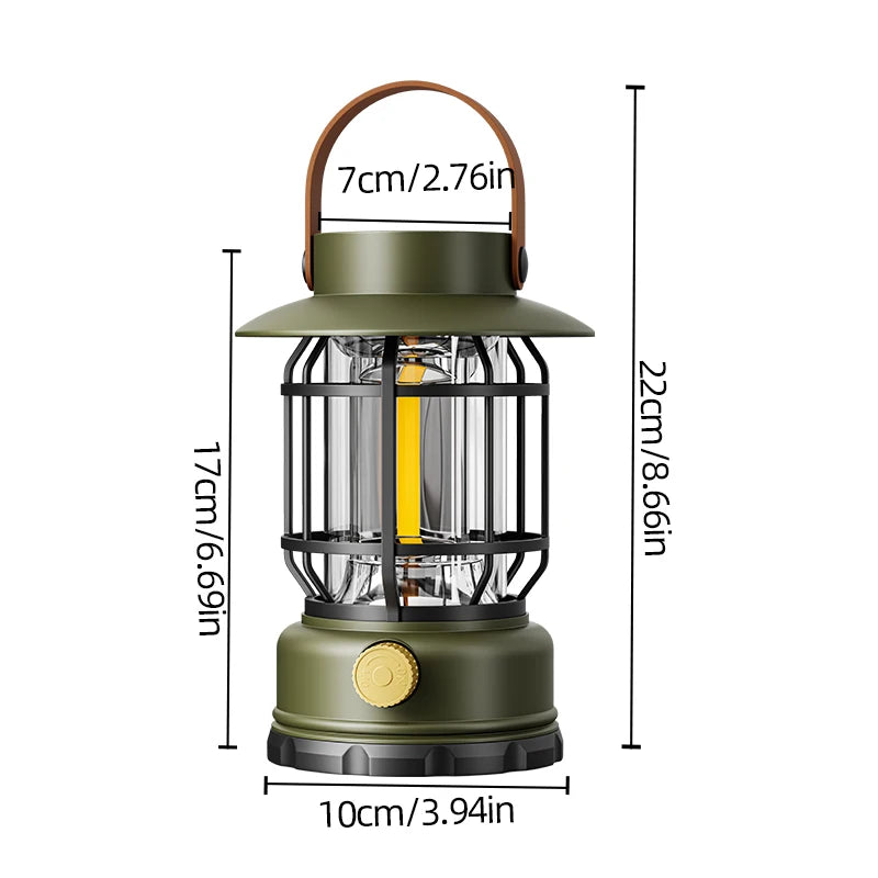 Load image into Gallery viewer, 2-in-1 Solar USB Camping Lantern | Ultra-Bright 360° LED Hanging Light | Portable Tent Hiking Lamp
